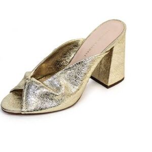 Loeffler Randall CHAMPAGNE FOILED "LAUREL" HEELS